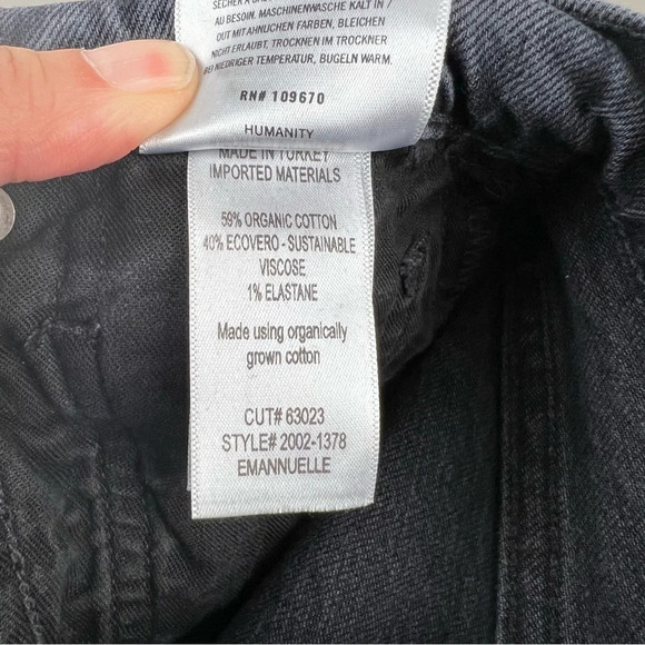 Citizens of Humanity Emannuelle Boot Cut Jeans Size 24 Faded Black Mid Rise - Picture 11 of 11